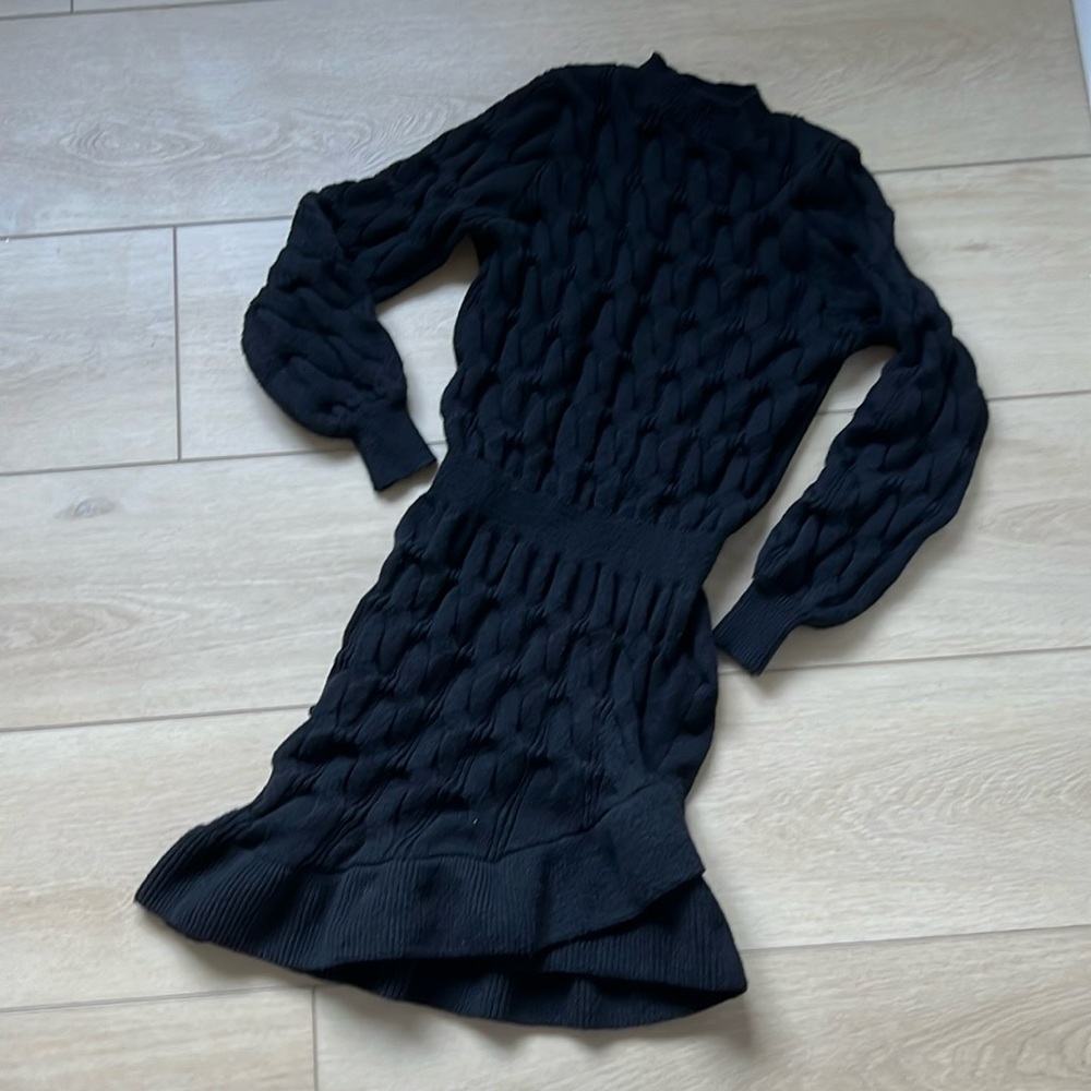 SHEIN black sweater dress